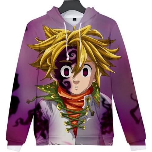 Men/women Anime The Seven Deadly Sins Meliodas 3dhoodies Sweatshirt Hip Hop Hoodie Fashion Popular Autumn Hoodies 2020 New Full