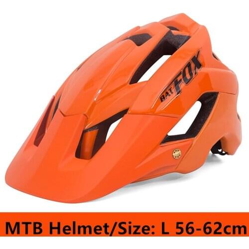 BATFOX Bicycle Helmet Ultralight Cycling Helmet Casco Ciclismo Integrally-molded Bike Helmet Road Mountain MTB Helmet Casque