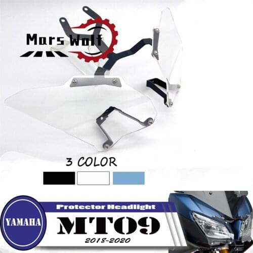 Motorcycle Headlight Protection Protector Headlight Film Guard Front Lamp Cover For YAMAHA MT-09 TRACER MT09 TRACER GT 2018-2020