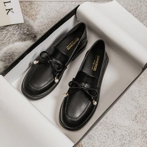 Womens Loafers Genuine Leather Moccasins Oxford for Sabot 2021 Casual Flat Slip-on Comfortable Autumn Leather shoes