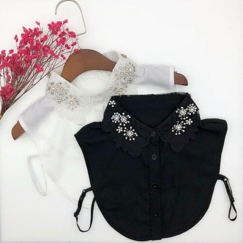Fake Collars for Women Sweater Dress Decoration Lady Shirt Detachable Collar Removable Blouse Tops False Collars Nep Kraagie