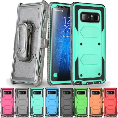 For Samsung Galaxy Note 8 Heavy Duty Hybrid Rugged Case With Belt Clip Shockproof Hard Holster Cover For Samsung Galaxy Note 8