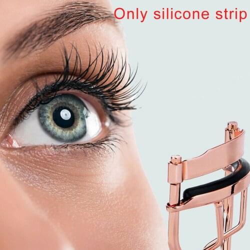 10pcs Home Salon Elastic Long Lasting Silicone Strip Washable Professional Smooth Makeup Tools Eyelash Curler Refill Pad Cushion