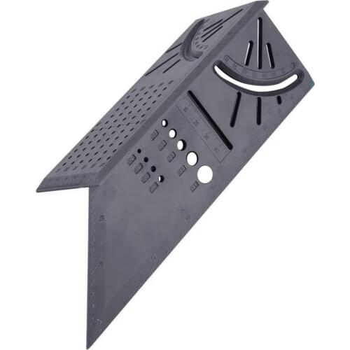 3D Mitre Angle Measuring Ruler 3D Mitre Useful Measuring Ruler Gauge 45 Degree and 90 Degree Angles Measure Tool Home Improvemen