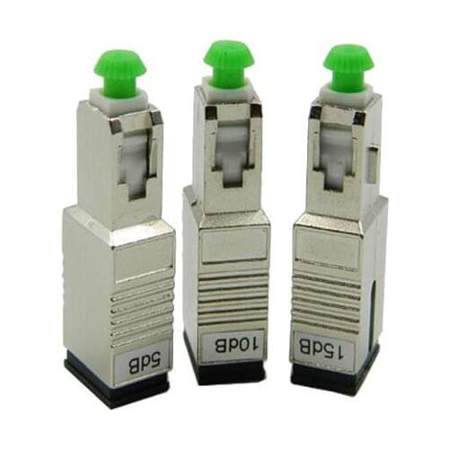 5pcs SC APC Female to male 5dB Fiber Optic Attenuator SC fiber optic Adapter SC5dB Female male Attenuator Free shipping