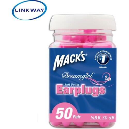 Linkway Ultra-Soft Foam Earplugs, Up To 32 Decibels Nrr Standard Noise Reduction, Comfortable Earplugs, Suitable For Sleep