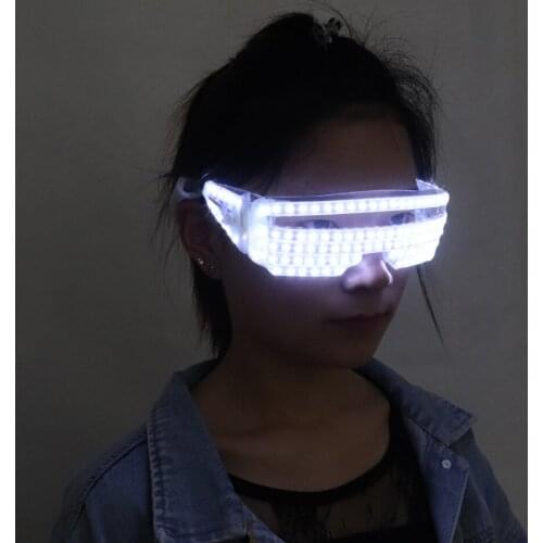 Free Shipping 5 Colors Strobe LED Flash Glasses For Dances / Party Supplies Decoration Flashing Glasses