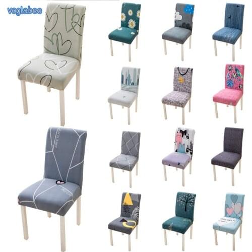 Color Chair Covers Universal Size Elastic Dustproof Slipcovers Washable Removable Banquet Home Hotel Armless Seat Slipcovers