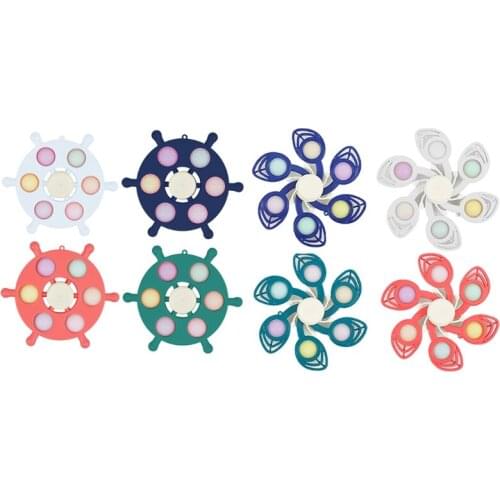 Decompressing Toy Dimple Simple Interactive Fingertip Playset Educational Pops Anti-Anxiety Relief Toy Kids Party Supply A2UB