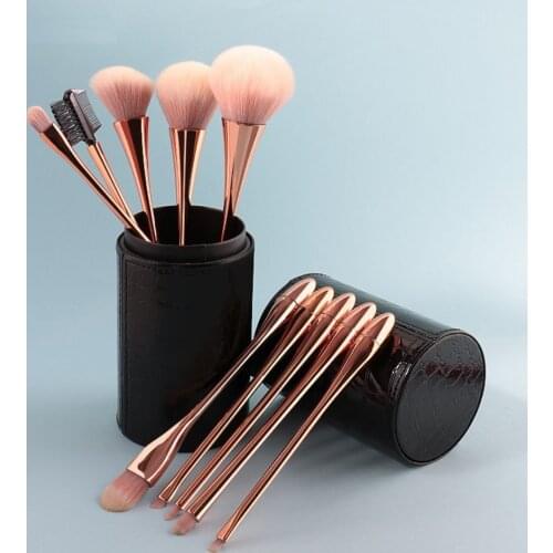 10Pcs Makeup Brushes Tool Set Cosmetic Powder Eye Shadow Foundation Blush Concealer Blending Beauty Make Up Brush Maquiagem