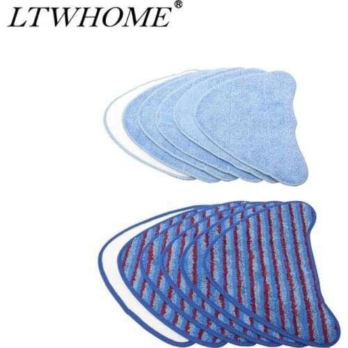 LTWHOME New Material Pro Steam Cleaning Pads and Microfibre Cleaning Pads Set Fit for Vax S2 Series and Hoover WH20200 Steam Mop