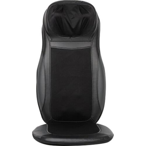 Seat Massager Neck Back Shiatsu Heat Cushion Body Full Back Kneading Rolling Massage Chair Pad With Height Adjustment