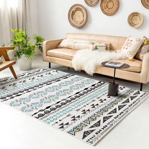 Fashion Printed Room Area Rug Floor Carpet For Living Room Bedroom Home Decorative Crapet Indian Rug Style Printed Area Flannel