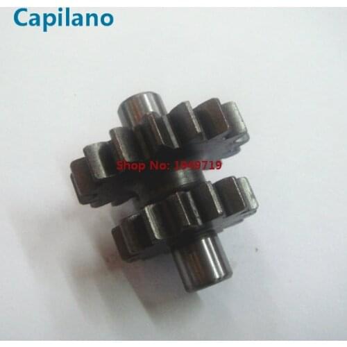 Motorcycle CG125 starter motor duplex gear tooth for Honda 125cc CG 125 engine spare parts (short)
