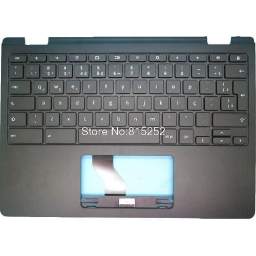 Laptop PalmRest&keyboard For Haier CHROMEBOOK HR-116C WBM14L16PA-7321 Black C Shell With Brazilian BR keyboard