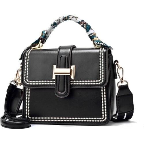 OCEHNUU New Elegant Womens Shoulder Bag Leather Purses and Handbags Wide Shoulder Strap Sling Lady Crossbody Bags Designer 2020