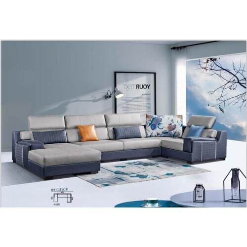 New fashion light luxury living room fabric sofa