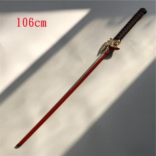 Cosplay Overwatch Game Genji Evil Spirit Sheath Knife Dragon Blade Shimada Genji Katana Role Play PU Weapon Prop Sword 106cm
