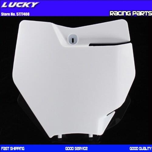 Front Number Plate Name Plate Plastic Cover For 250/350/450 SX-F/XC-F and 125/150 SX 2016-2017 Motocross Enduro