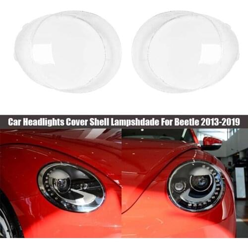 Car Headlights Cover Shell Transparent Lens Lampshade Headlight Cover Lampshade Lamp Shade For Beetle 2013-2019