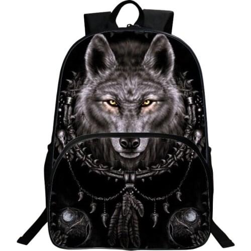 16 Inch School Bags for Girls Boys Cute Animal Printing Children Bagpack Kids Backpack Student Book Bag Mochila Infantil