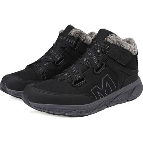 Trekking Sneakers Unisex Winter Plush Cotton Shoes Keep Warm Outdoor Workout Camping Hunting Sport Shoes Non Slip High Quality