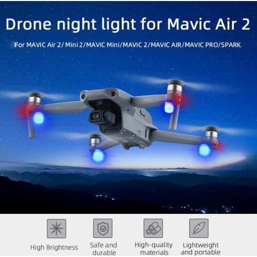 Universal Drone Night Flight Light with Battery for DJI Mavic Air 2/Mavic Mini/Mavic Pro/Spark/Mavic Air/Mavic 2 Pro Zoom Drone