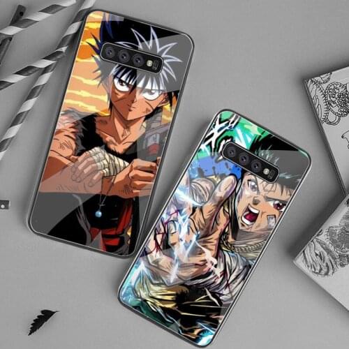 Yu Yu Yuyu Hakusho Anime Phone Case Tempered Glass For Samsung S20 Plus S7 S8 S9 S10 Plus Note 8 9 10 Plus
