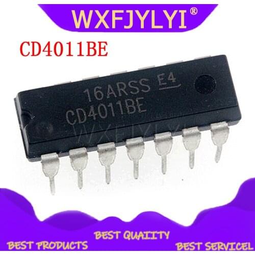 10PCS CD4011BE DIP14 CD4011 DIP 4011BE DIP-14 new and original IC