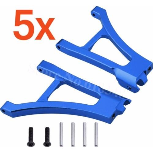 10pcs Aluminum Alloy Front Lower Suspension Arm A-Arm For RC Hobby Car Traxxas 1/16 Slash 4WD Upgrade Hop Up Parts 7031