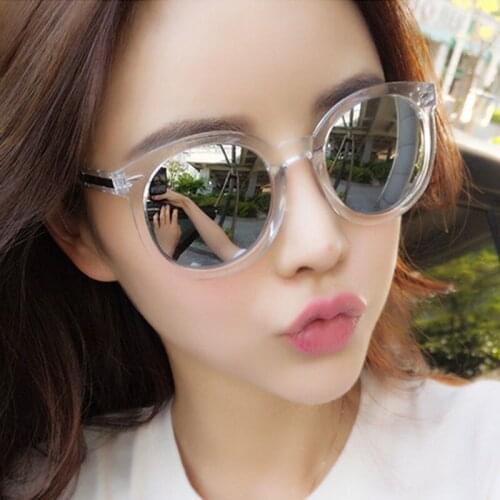 2021 Fashion Classic Round Women Sunglasses Retro Luxury Men Plastic Frame Trendy Brand Design Unisex Sun Glasses UV400