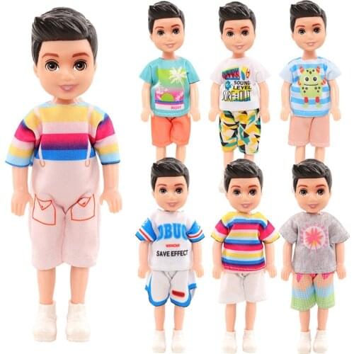 5.5-Inch Boys' Baby Clothes Chelsea Boys' Baby Suit Fashion Changing Toys