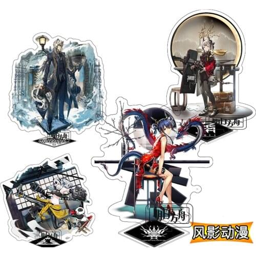 Anime Game Arknights Amiya Surtr Chen Exusiai Ifrit SilverAsh Projekt Red Nightmare Croissant Acrylic Stand Figure Stand Model