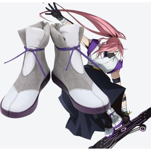 Anime SK8 Cherry Blossom Cosplay Shoes Wig Long Straight Pigtail Pink Ponytail Heat Resistant SK8 the Infinity SK Eight Cosplay