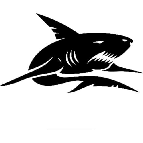 Animal Angry Shark Car Sticker Personality Decal Waterproof Vinyl Decals Accessories Sticker for Peugeot 206 Audi,11cm*20cm