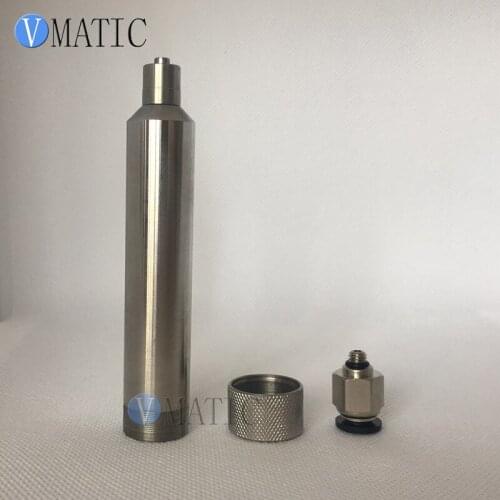 Free Shipping 10cc 10ml Corrosion Resistant Stainless Steel Cones Metal Dispensing Syringe