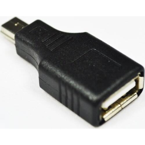 F/M USB 2.0 A Female Jack to Mini USB B 5 Pin Male Plug OTG Adapter Connector high quality