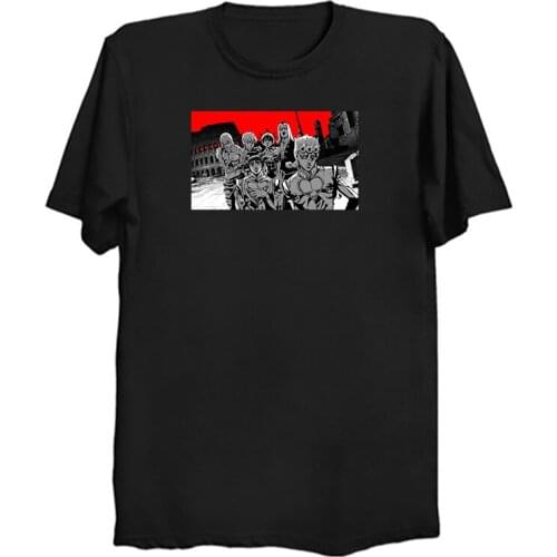 Harajuku Streetwear Cotton Camisetas Hombre Men Vaporwave Japan Anime Shirt Jojos Bizarre Adventure Vintage Men Manga T-shirt