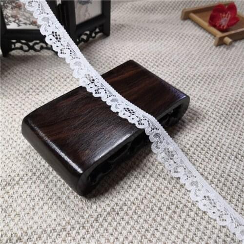 R2457 1.5cm lace ribbon white lace fabric nigerian fabric stoffa cotone a metro