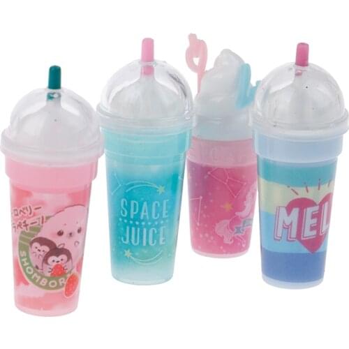 1:12 Mini Cute Drink Bottles Ice-cream Coffee Cup Drink Model Toys Doll Food Decor Toy Dollhouse Dolls Accessories