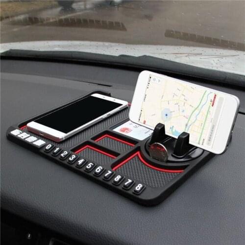 Multifunctional Car Anti-Slip Mat Auto Phone Holder Non Slip Sticky Anti Slide Dash Phone Mount Silicone Dashboard Car Pad Mat