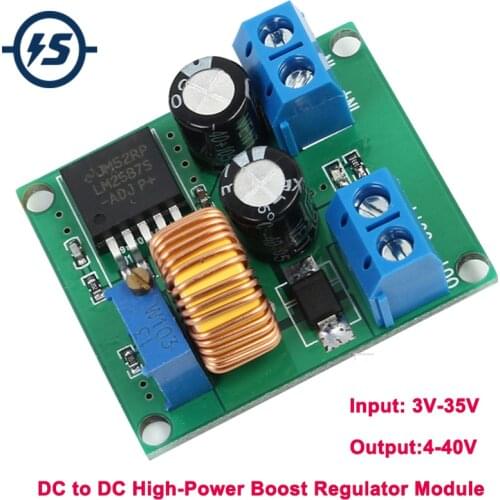 Step Up Boost High Power Regulated Power Converter Module DC-DC 3V 5V 12V to 19V 24V 30V 36V Adjustable