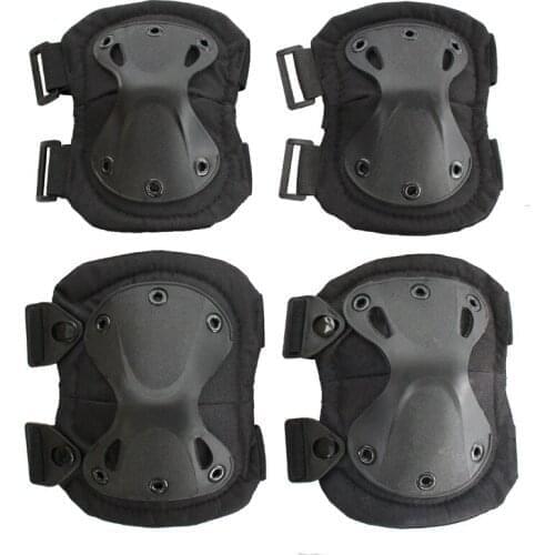 Tactical Knee Protector Paintball Airsoft Hunting War Game Knee Elbow Protector Outdoor Military Army Knee Pads & Elbow Pads Set