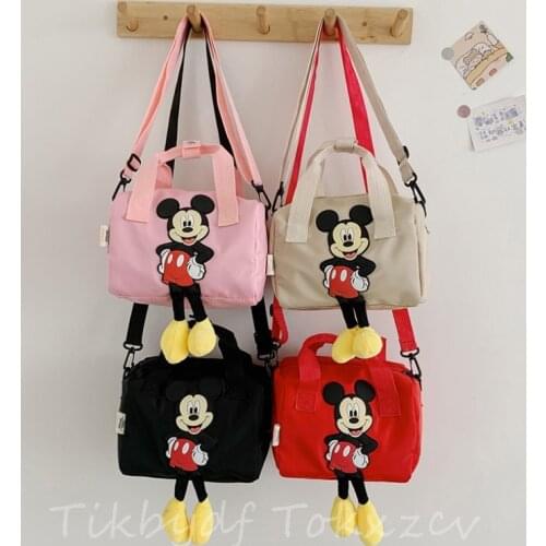 New One-shoulder Portable Universal Bag For Women Disney Mickey Mouse Pattern For Girls Bowling Bag