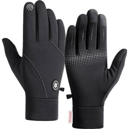 1Pair Winter Ice Fishing Gloves Non-slip Fishing Gloves Cut Warm Finger Three Gloves Fishing Gloves Waterproof Mitten