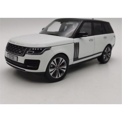 New 1:18 LCD 2020 For Land Rover Range Rover SUV White Diecast CAR MODEL TOYS Gift Collection Ornament Display