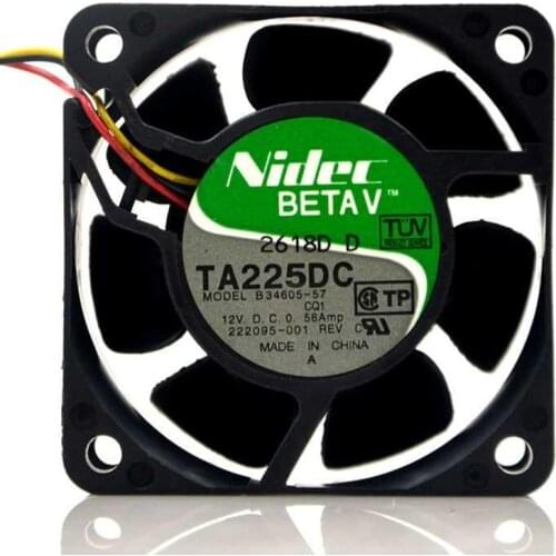 TA225DC B34605-57 6025 0.58A 6CM large air volume chassis inverter fan