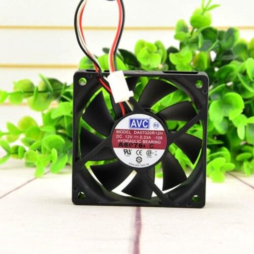 New original DA07020R12H 12V 0.33A 7020 7CM CPU hydraulic mute cooling fan