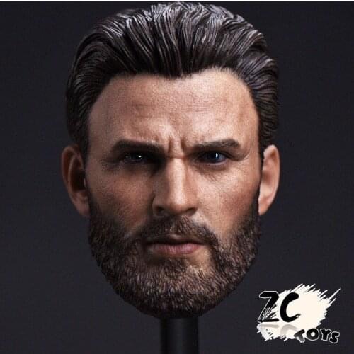 1/6 Scale Decadent Chris Evans Head Sculpt Captain for 12in Action Figure Phicen Tbleague Collection Toy