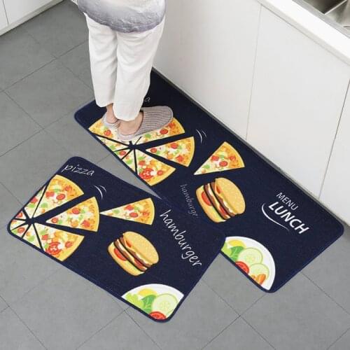 Modern Anti-slip Cheaper Home Kitchen Mat Living Room Balcony Bathroom Printed Carpet Doormat Floor Mats Modern Kitchen Rug